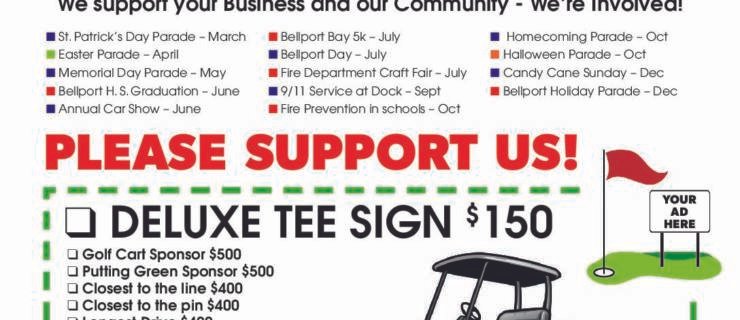 Support the 2026 Bellport Fire Department Golf Tournament